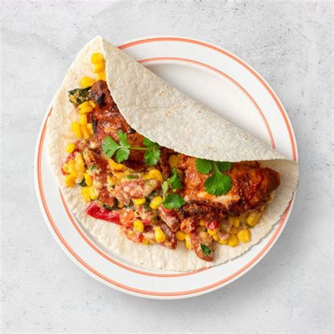 Chipotle Chicken and Corn Salsa Wrap - The St. Food Co.