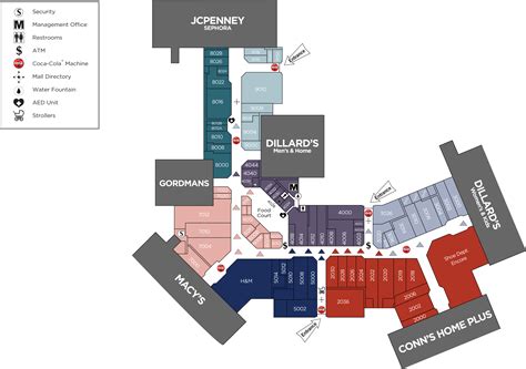 Oakbrook Mall Map Of Stores