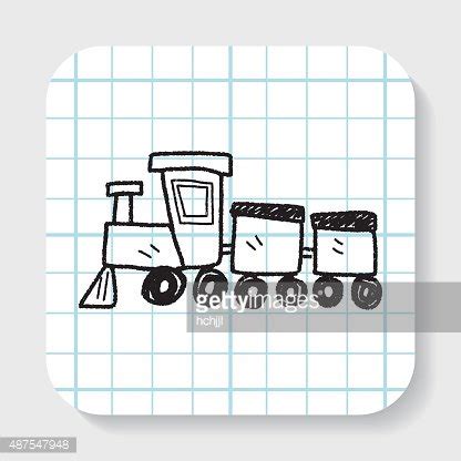 Toy Train Doodle Stock Clipart | Royalty-Free | FreeImages