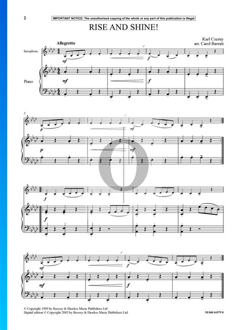 Rise And Shine! (Carl Czerny) Piano Sheet Music - OKTAV