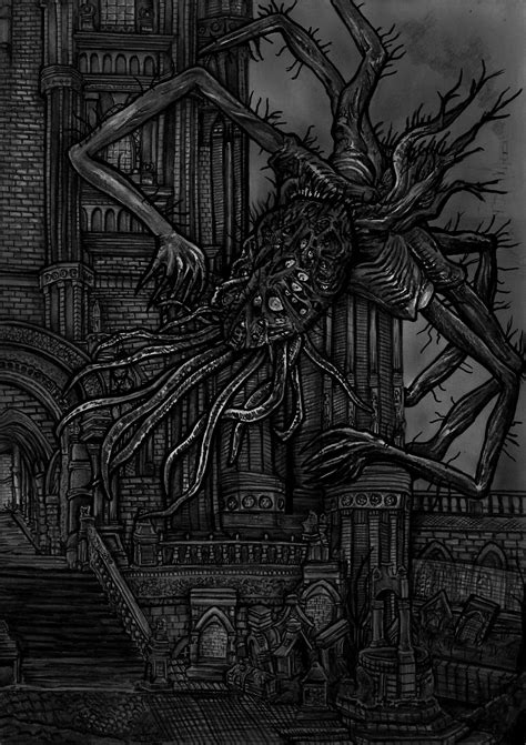 My drawing of amygdala from the game bloodborne. #art #drawing #artist ...