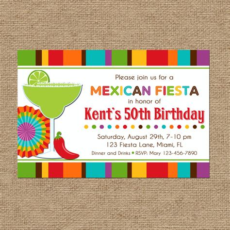 Fiesta Mexicana Invitation Template