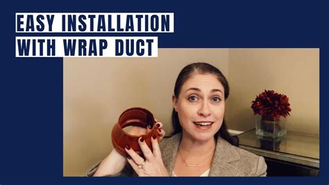 Easy Installation with Fireproof Wrap Duct - YouTube