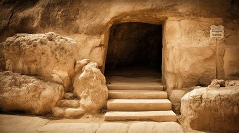 Caves The Entrance To A Cave In Desert Backgrounds | JPG Free Download ...