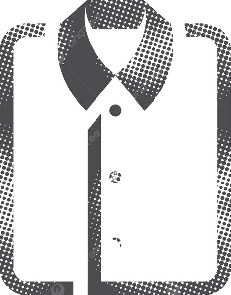 Halftone Icon Folded Shirt Design Folded Clothing Vector, Design ...