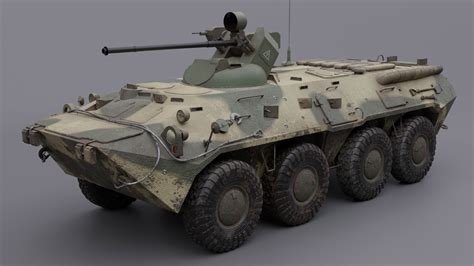 ArtStation - BTR 80 Russian APC | Game Assets