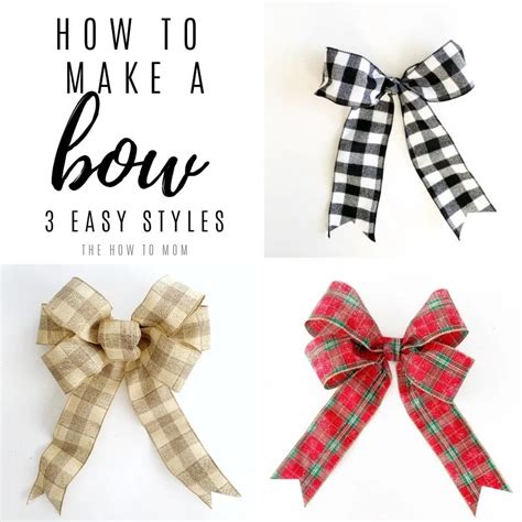 How To Tie A Decorative Bow For Wreath – Two Birds Home