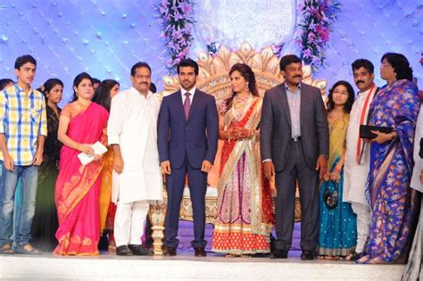 ACTRESS: Ram Charan Wedding Reception Photos