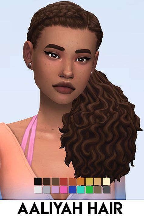 Search results for: hair | Sims 4 black hair