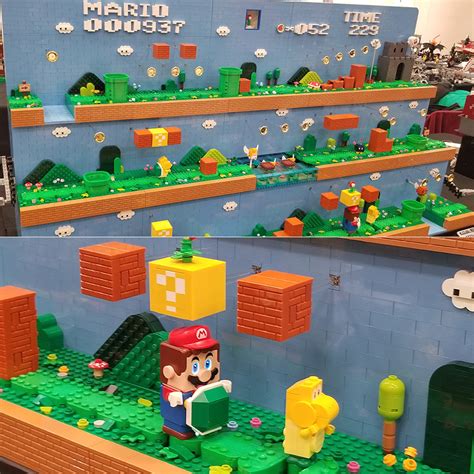 Nintendo Fan Creates Real-Life Super Mario Level with 14 Motors and 12,000 LEGO Pieces - TechEBlog