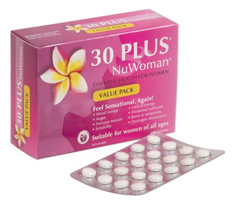 30 Plus NuWoman Tablets - Natural Hormone Support