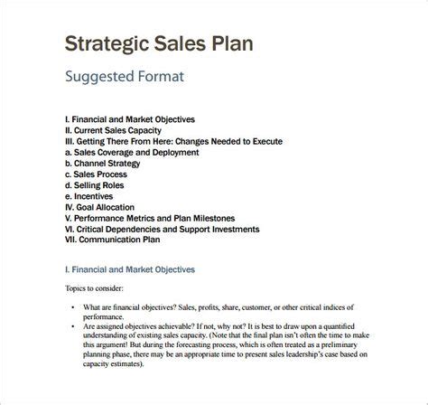 13+ Sales Plan Templates | Sales strategy template, How to plan, Sales strategy