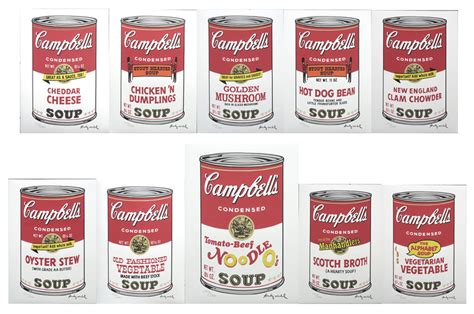 Andy Warhol Campbell's Soup Cans