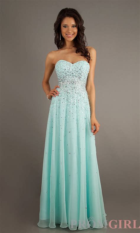 Long aqua green prom dress. Love the sparkles coming down from the top! | Vestidos de fiesta ...