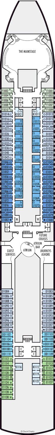 Holland America Nieuw Amsterdam Deck Plans: Ship Layout, Staterooms ...