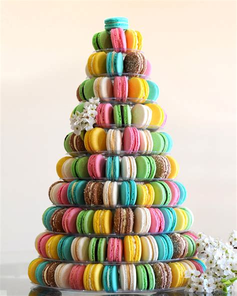 Pin by Jackie Albers on Wedding Loves | Macarons, Macaron tower, Macaroon tower