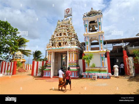 Koneswaram Kovil Hindu Temple, Trincomalee, Sri Lanka, Koneswaram Kovil Hindu Temple Stock Photo ...