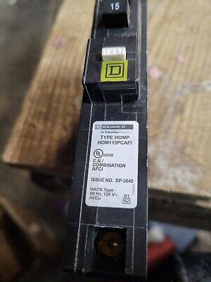 4 HOM115PCAFI Homeline 15Amp 1 Pole 120V Square D Arc Fault Combination Breakers | eBay in 2023 ...