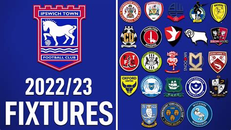 Ipswich Town's 2022/23 League One fixtures revealed - YouTube