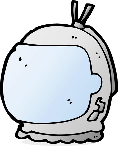 cartoon astronaut helmet 12282846 Vector Art at Vecteezy