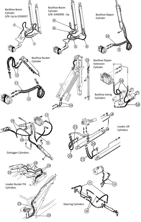 Case 580C Backhoe Hydraulic Hoses | HW Part Store