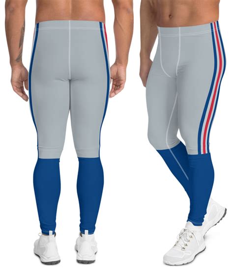 New York Giants Football Uniform Leggings For Men - Sporty Chimp ...