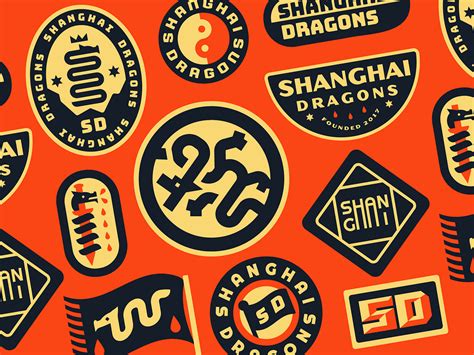 Shanghai Dragons Concepts by Defaced on Dribbble