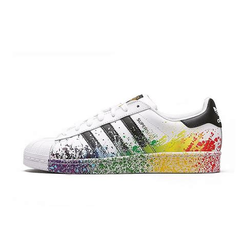 adidas Superstar Rainbow Shoes - OFour