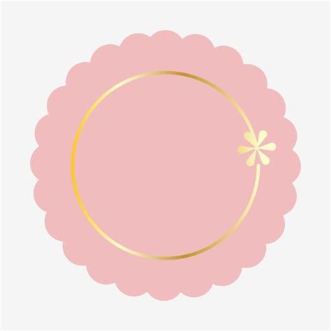 Cute Pink Frame Vector Hd Images, Pink Cute Frame Clipart Png Vector ...