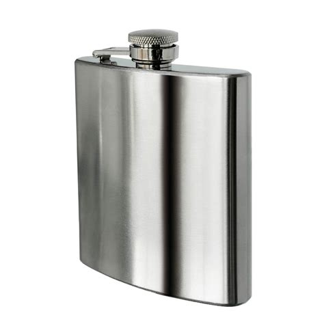 8 oz Stainless Steel Hip Flask TS