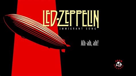 Led Zeppelin - Immigrant Song (Lyrics) - YouTube