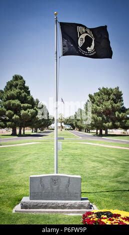 A POW MIA flag flies over the White House on Veterans Day Stock Photo - Alamy