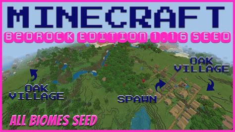 Minecraft Bedrock 1.16 All Biomes Seed AUG 2020 – Seed Saturday - YouTube