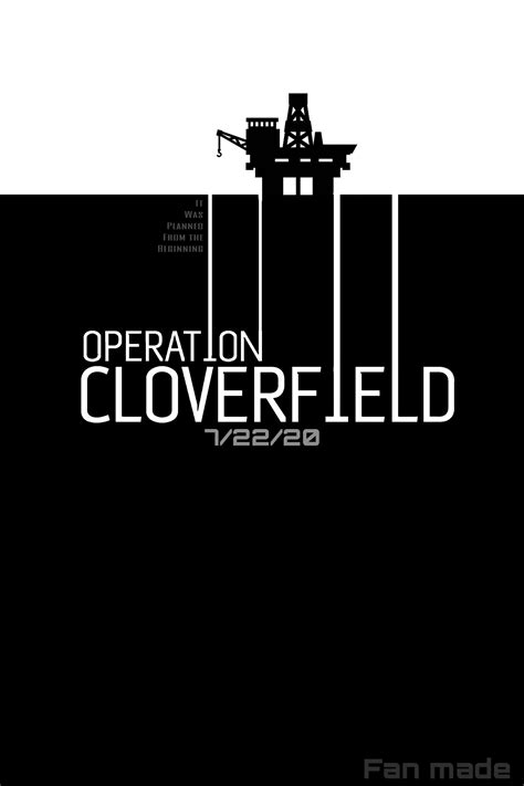 My idea on what the next Cloverfield poster would look like. : r ...