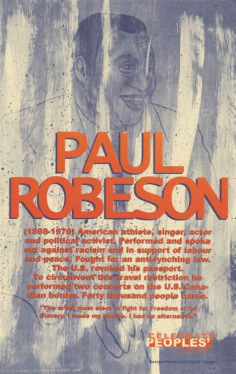 Justseeds | Paul Robeson