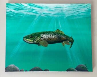 Brown Trout Watercolor Print