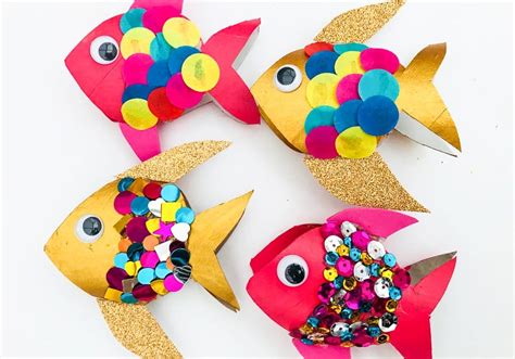 Rainbow Toilet Roll Fish | Arts & Crafts