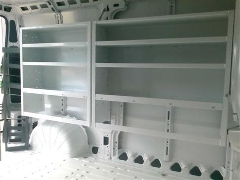 Dodge Ram Promaster Van shelving interior kits : New : Van Accessories : Emery's Topper Sales Inc.