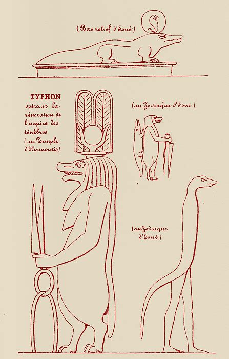 Egyptian Symbols Of Typhon Beach Sheet by Eliphas Levi | Pixels