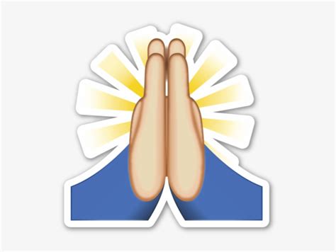 Namaste Emoji Namaste Emoji - Amem Emoji Png - Free Transparent PNG ...