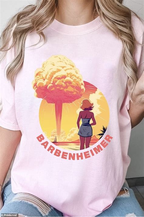 Atomic Blonde! Movie buffs are selling 'Barbenheimer' merchandise online - as Barbie and ...