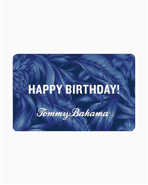 Tommy Bahama Birthday Virtual Gift Card