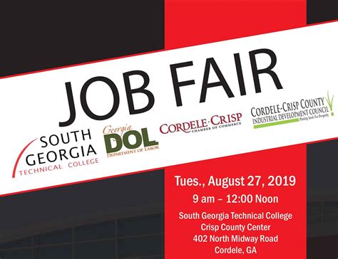 South Georgia Technical College to Host Job Fair on Cordele Campus - SGTC