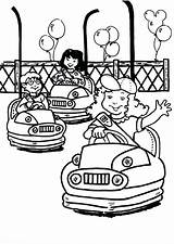 Amusement Park Coloring Pages sketch template