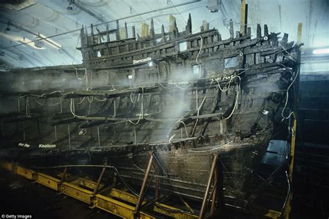 Mary Rose ship unveiled nearly 500 years after it sank in the Solent | Daily Mail Online