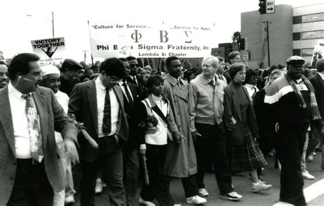 Arizona Governor Fife Symington marching in a Martin Luther King, Jr. Day Parade | Arizona ...