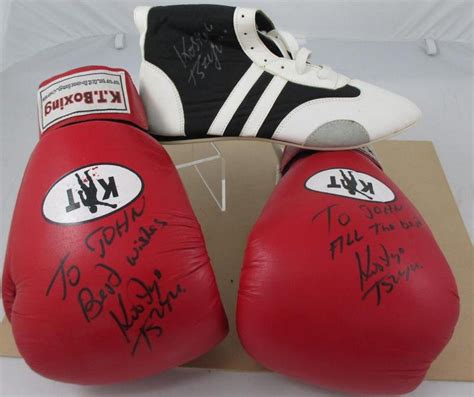 Kostya Tszyu Signed Boxing Bundle - Sporting - Boxing - Memorabilia