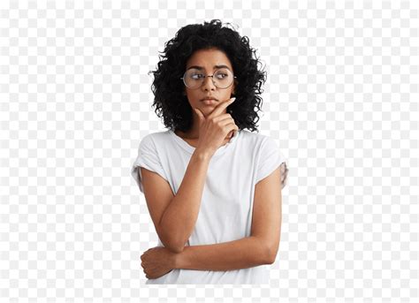 Sitting Transparent Png Image - Black Woman Thinking Png,Thoughts Png - free transparent png ...