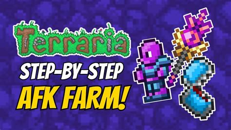 Terraria 1.4.5 - AFK Farm (Step-By-Step) - YouTube