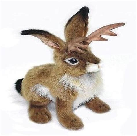 Hansa 10" Jackalope Plush Stuffed Animal Toy AA | Animal plush toys, Pet toys, Animals